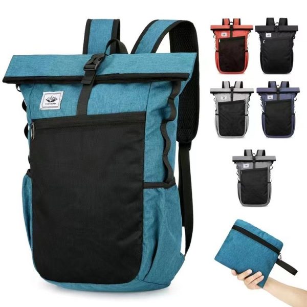 Vanaheimr Outdoor Foldable Waterproof Mountaineering Bag Ultra-light Travel Backpack (Green) - Image 2