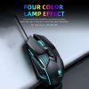 T-WOLF G560 6-keys Cool Breathing Light Gaming Wired Mouse Mechanical Office Silent Mouse (Blue) - Image 5