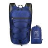 Outdoor Waterproof Folding Mountaineering Bag Large Capacity Travel Backpack (Dark Blue)