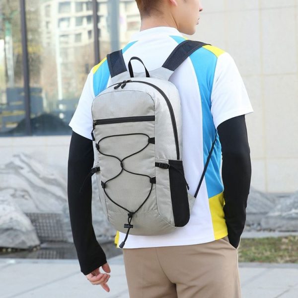 Outdoor Waterproof Folding Mountaineering Bag Large Capacity Travel Backpack (Dark Blue) - Image 13