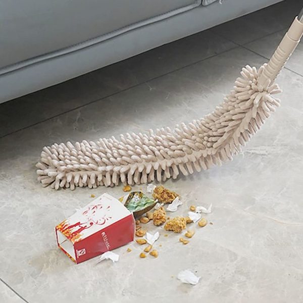 Household Electrostatic Duster Gap Cleaning Feather Duster (Bendable Short Khaki) - Image 8