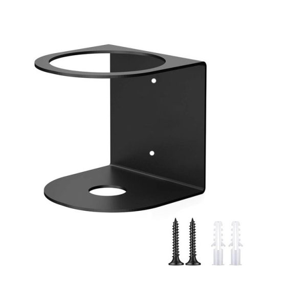 YH003-1 Wall Mounted Metal Single Hole Spray Can Holder For Garage Spray Can Storage
