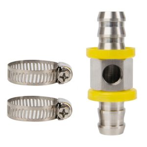 1 / 2 inch Fuel Pipe Fuel Pressure NPT Sensor T-type Barbed Connector