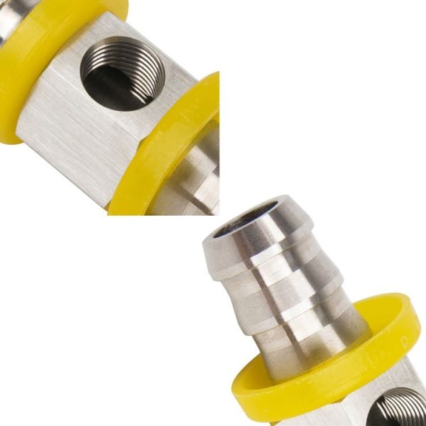 1 / 2 inch Fuel Pipe Fuel Pressure NPT Sensor T-type Barbed Connector - Image 4