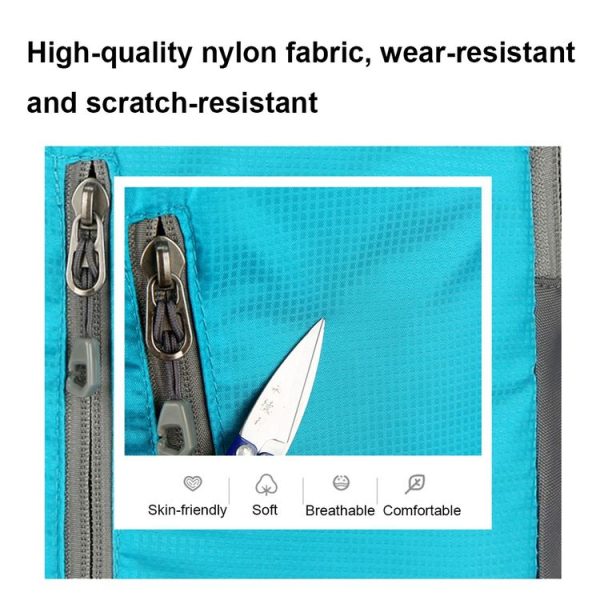 Outdoor Sports Waterproof Mobile Phone Chest Bag Crossbody Single-shoulder Bag (Lake Blue) - Image 10