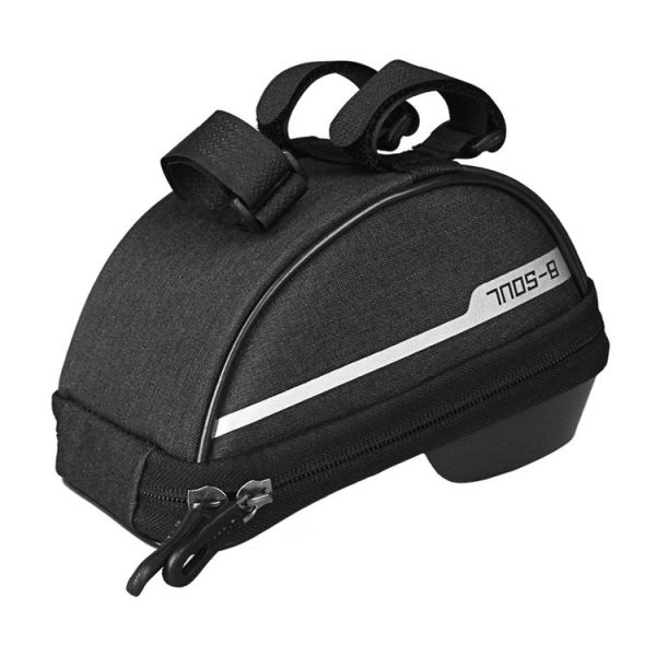 B-SOUL Bicycle Handlebar Bag Mountain Bike Riding Touch Screen Cell Phone Bag (Red) - Image 4