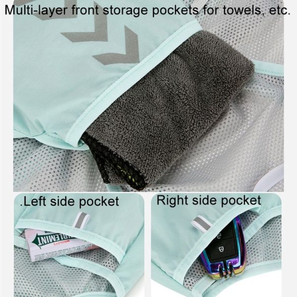 Vanaheimr Running Water Bag Outdoor Wear Portable Bag Waterproof Cycling Bag, Size: One Size (Black) - Image 7