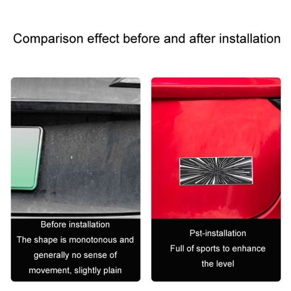 Car Sports Style Decoration Tail Label, Specifications: Time Tunnel Label Metal - Image 6