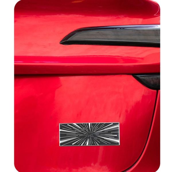 Car Sports Style Decoration Tail Label, Specifications: Time Tunnel Label Metal - Image 7