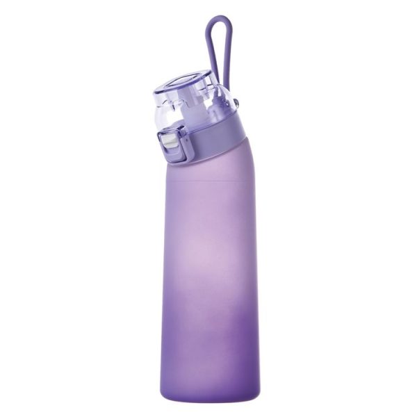 700ml Sports Water Bottle Tritan Portable Leak-proof Water Bottle BPA Free Drinking Cup With Straw (Purple)