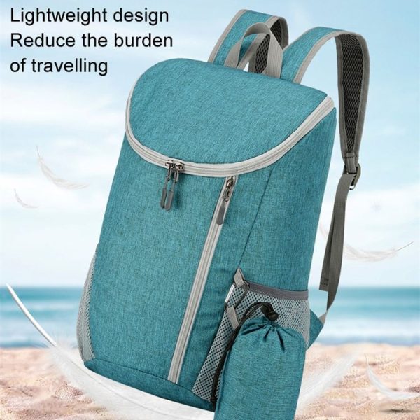 Vanaheimr Large Capacity Foldable Shoulder Bag Lightweight Waterproof Outdoor Travelling Sports Backpack (Red) - Image 3