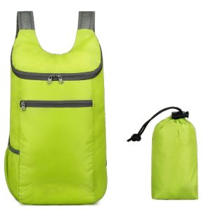 Vanaheimr Outdoor Foldable Bag Lightweight Waterproof Travel Bag Fitness Sports Backpack (Green)