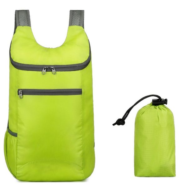 Vanaheimr Outdoor Foldable Bag Lightweight Waterproof Travel Bag Fitness Sports Backpack (Green)