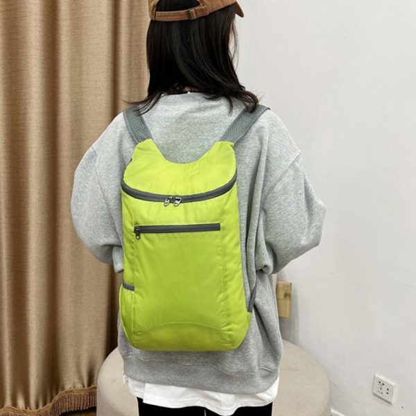 Vanaheimr Outdoor Foldable Bag Lightweight Waterproof Travel Bag Fitness Sports Backpack (Green) - Image 2