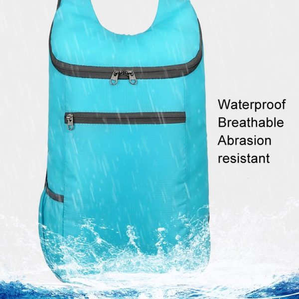 Vanaheimr Outdoor Foldable Bag Lightweight Waterproof Travel Bag Fitness Sports Backpack (Green) - Image 4