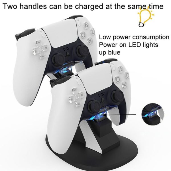 PS5 iplay HBP-256 Gamepad Dual Charger Base (Black) - Image 2