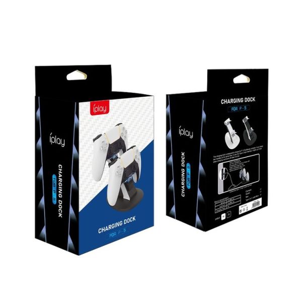 PS5 iplay HBP-256 Gamepad Dual Charger Base (Black) - Image 8