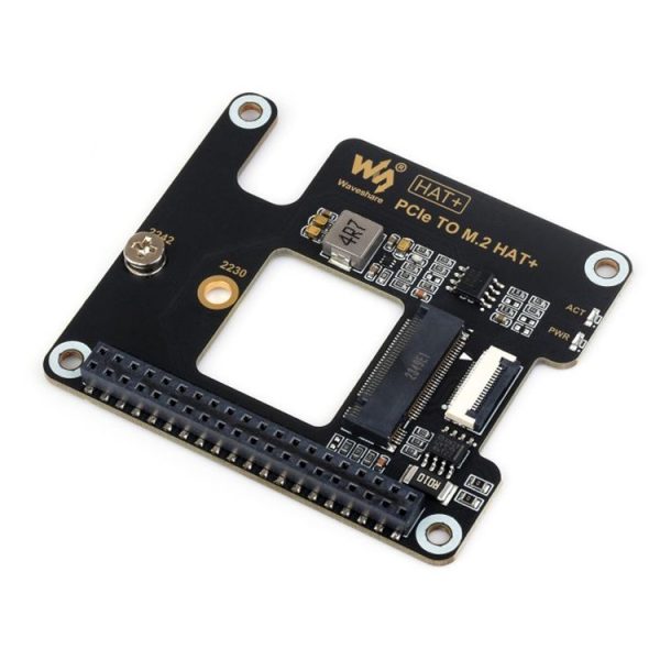 Waveshare For Raspberry Pi 5 PCIe To M.2 Adapter, NVMe Protocol M.2 SSD Basic Kit - Image 2