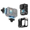 AMagisn Upgrade Ver Metal Rabbit Cage For GoPro HERO13 Black / HERO12 Black / HERO11 Black / HERO10 Black / HERO9 Black (Black)