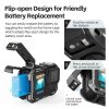 AMagisn Upgrade Ver Metal Rabbit Cage For GoPro HERO13 Black / HERO12 Black / HERO11 Black / HERO10 Black / HERO9 Black (Black) - Image 5