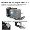 AMagisn Upgrade Ver Metal Rabbit Cage For GoPro HERO13 Black / HERO12 Black / HERO11 Black / HERO10 Black / HERO9 Black (Black) - Image 7