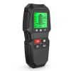 HW-QB6 5 In 1 Wall Scanner Handheld Stud Finder Wood Current Metal Live Wires Detection (Black)