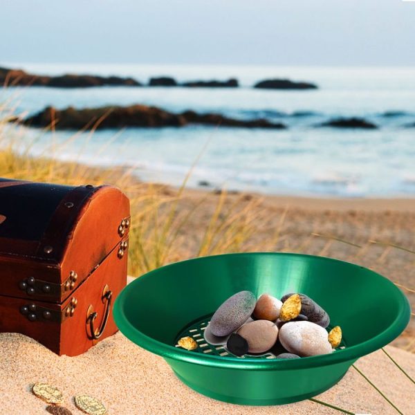 10 Inch Gold Panning Pan ABS Sifting Classifier Washing Attachment Sand Tray - Image 3