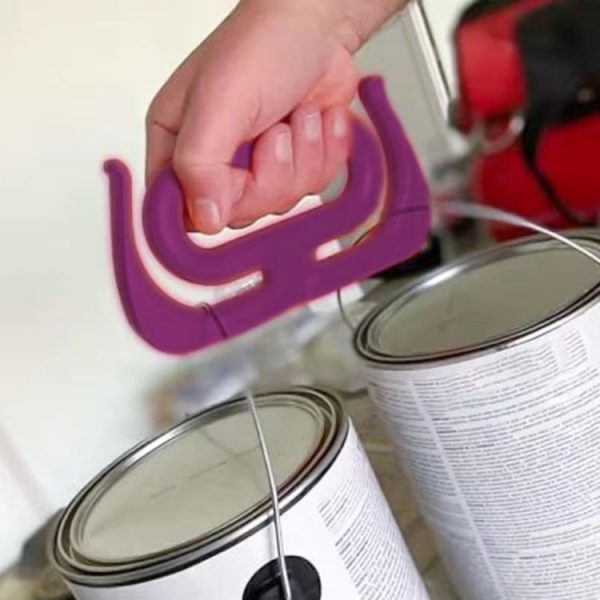 Heavy Duty Grocery Bag Carrier Handle Holder For Shopping Bags Propane Tanks 5-gallon Buckets Paint Cans (Purple) - Image 5