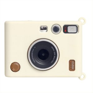 Fujifilm Instax Mini EVO Wear-Resistant Soft Shell Protective Case, Color: Beige