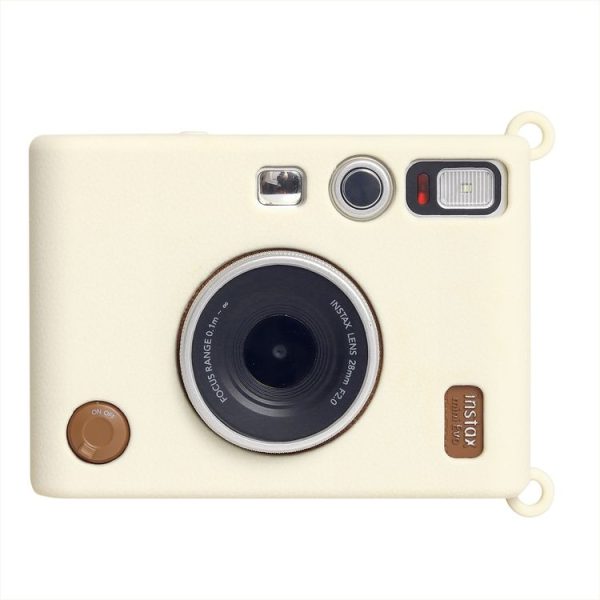 Fujifilm Instax Mini EVO Wear-Resistant Soft Shell Protective Case, Color: Beige