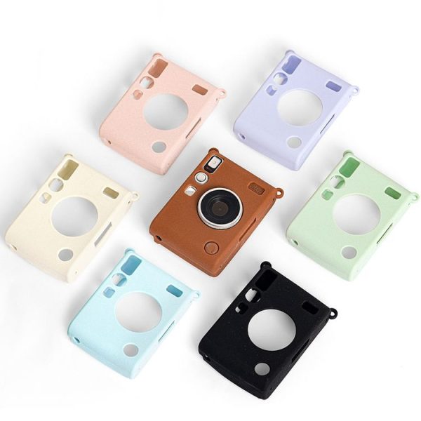 Fujifilm Instax Mini EVO Wear-Resistant Soft Shell Protective Case, Color: Beige - Image 2