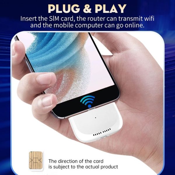Asian Version 4G UFI Type-C Dongle LTE Nano Sim Card Mobile Router Portable Wireless Hotspot - Image 8