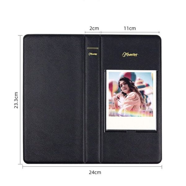 64-Piece 5 Inch Photo Storage Album, Color: White - Image 3