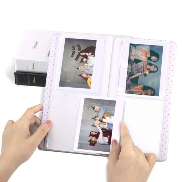 64-Piece 5 Inch Photo Storage Album, Color: White - Image 5
