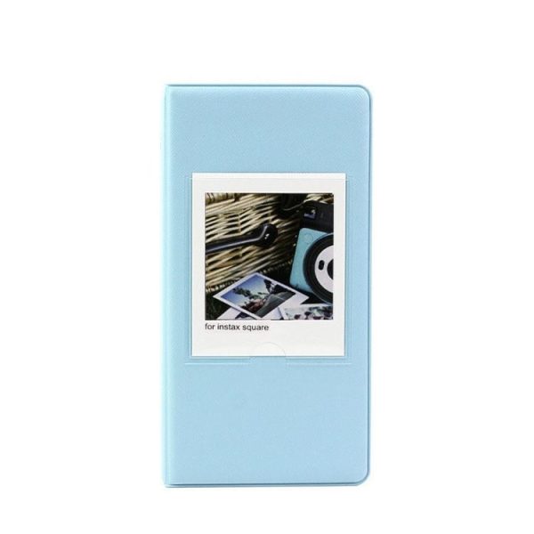 64-Piece Photo Album For Fujifilm Instax SQ1 / 6 / 10 / 20 / 40 / SP-3 (Blue)