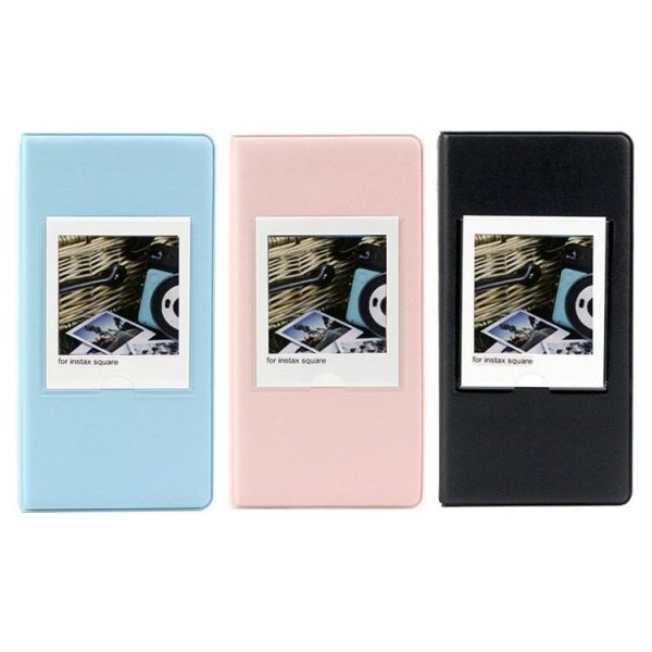 64-Piece Photo Album For Fujifilm Instax SQ1 / 6 / 10 / 20 / 40 / SP-3 (Blue) - Image 2