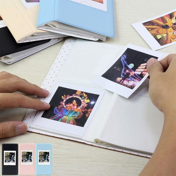 64-Piece Photo Album For Fujifilm Instax SQ1 / 6 / 10 / 20 / 40 / SP-3 (Blue) - Image 6