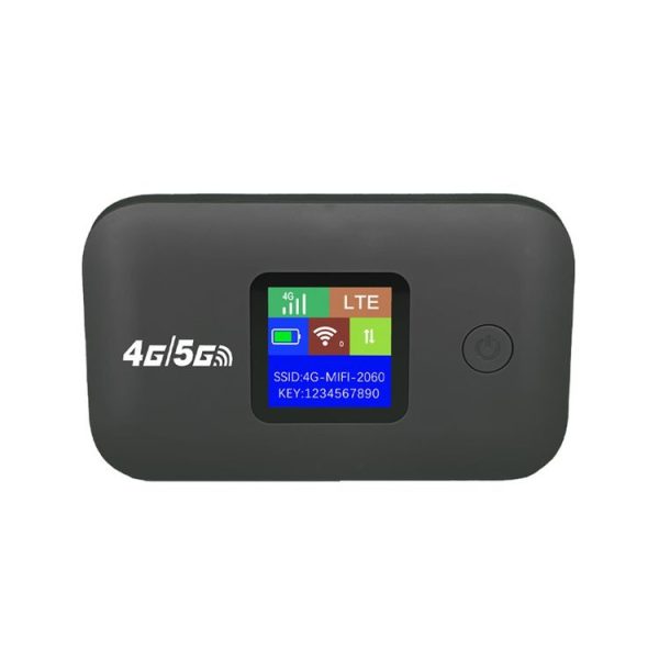 A8-EU Eurasian Version 4G Portable WiFi Wireless Type-C Plug And Play LTE Router Car Mobile Hotspot (Black)