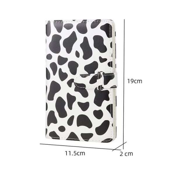 3 Inch 96-Piece PU Leather Photo Album For Fujifilm Instax Mini 11 / 9 / 7+ / 40 (Cow Pattern) - Image 2
