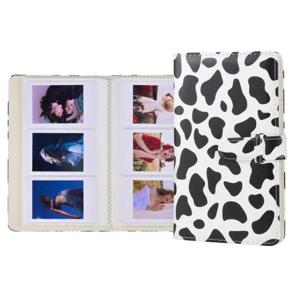 3 Inch 96-Piece PU Leather Photo Album For Fujifilm Instax Mini 11 / 9 / 7+ / 40 (Cow Pattern) - Image 4