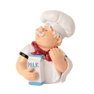Home Cartoon Chef Power Cord Organizer Kitchen Storage Powerful Sticky Hooks, Style: Milk