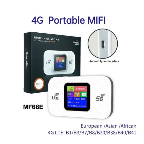 MF68E Eurasian Version 4G Mobile WiFi Plug-in Wireless Router Car Portable WiFi - Image 7