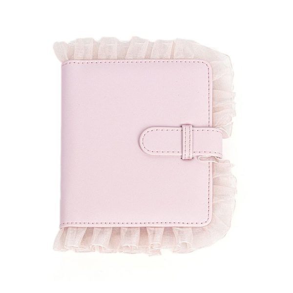 3 inch 64-piece Lace Multifunctional Storage Album (Pink)