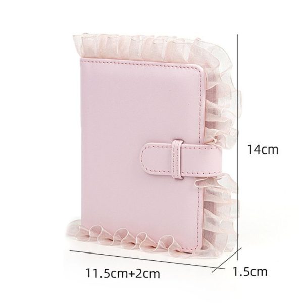3 inch 64-piece Lace Multifunctional Storage Album (Pink) - Image 3