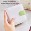 20 Loose-leaf PU Leather Multifunctional Storage Album (White Green) - Image 5
