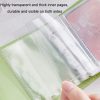 20 Loose-leaf PU Leather Multifunctional Storage Album (White Green) - Image 7