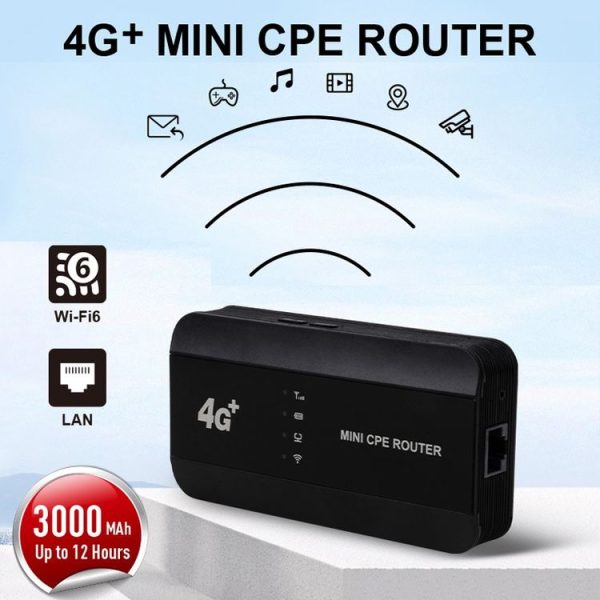 M10-EW Eurasian Version 4G WiFi6 Plug-in Router LTE Wireless Port Mini CPE Wireless Hotspot - Image 2