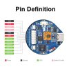 Waveshare 26959 ESP32-S3 1.28inch LCD Development Board, 32-Bit LX7 Dual-Core Processor With Touch - Image 9