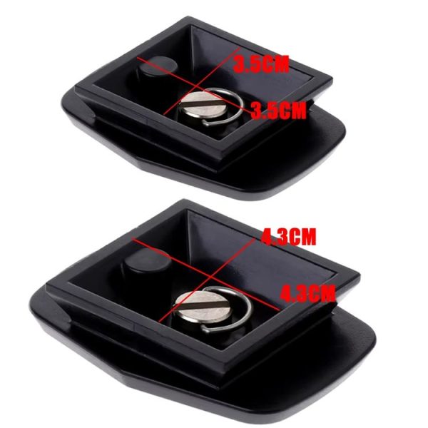 4.3cm Tripod Head Quick Release Plate For WeiFeng WT3730 3750 3770 / YUNTENG 590 600 668 688 690 / Sony D680 D580 VCT-50AV - Image 3