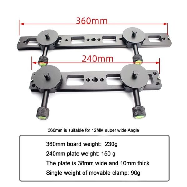 Double Camera Bracket Arca Swiss Quick Release Plate, Spec: Movable Base - Image 4
